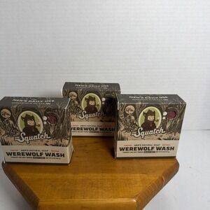 3 PACK - Dr. Squatch Werewolf Wash Limited Edition Soap - Halloween Edition